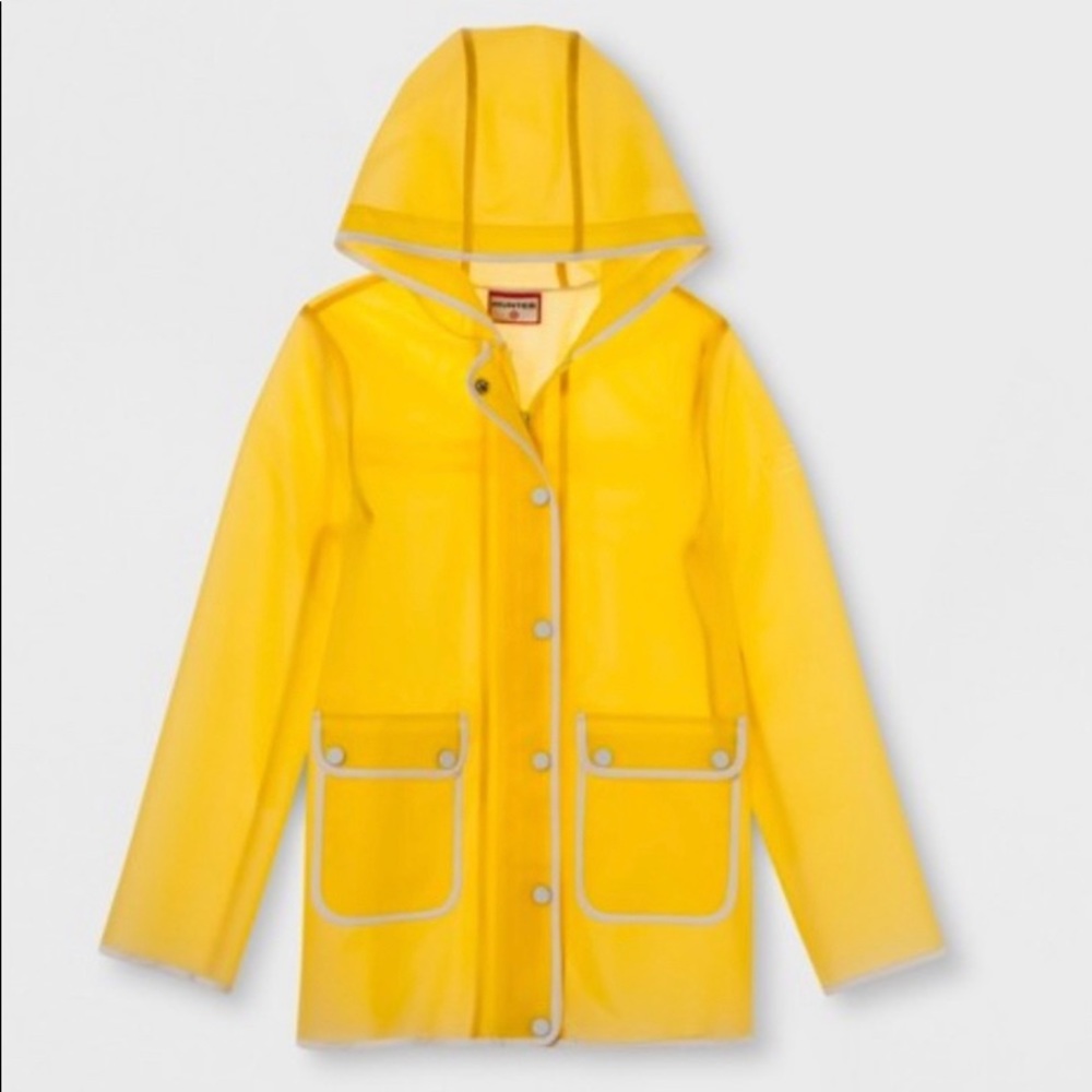 Hunter yellow raincoat